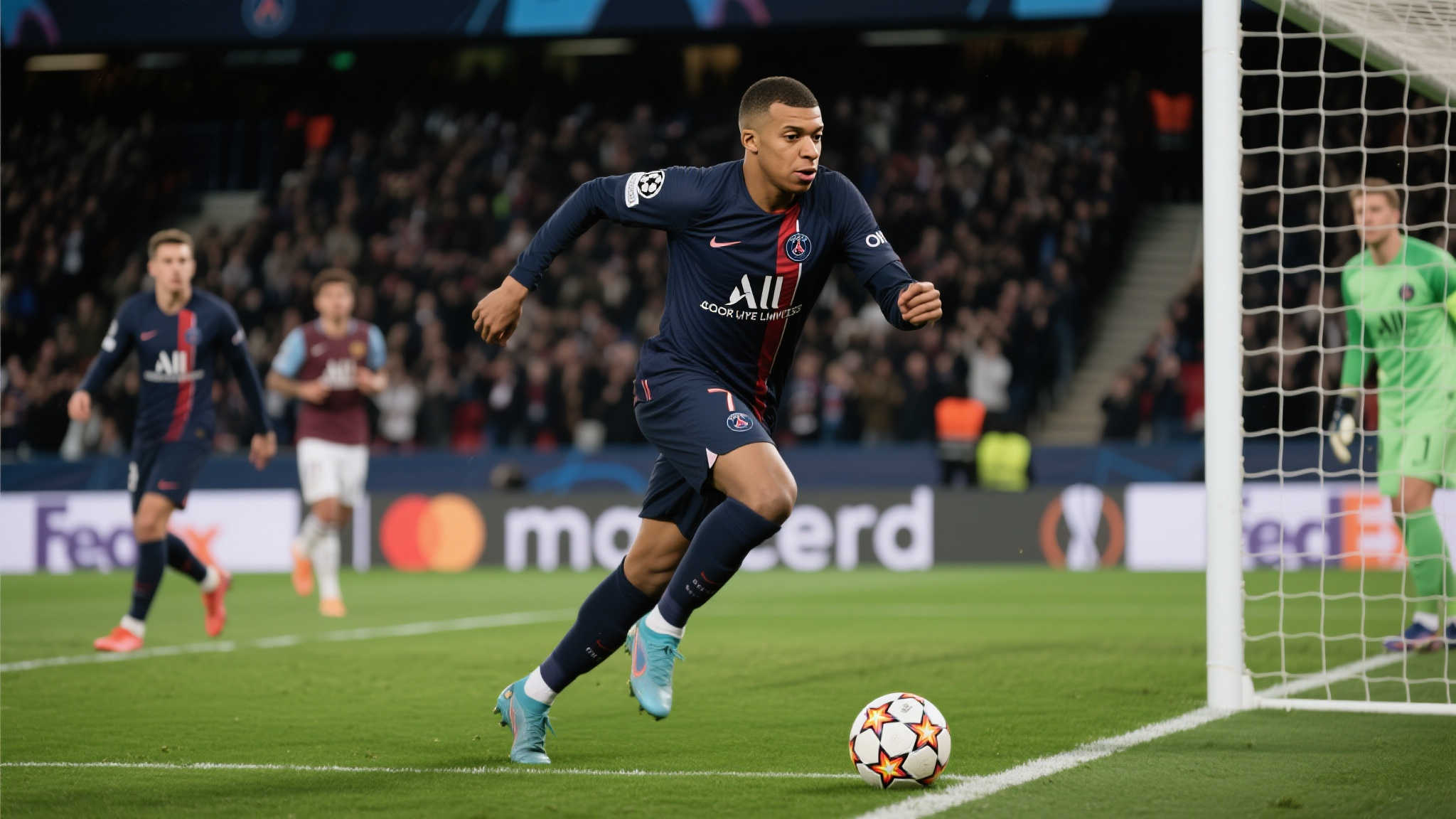 德保罗以7次直塞领跑2024-25赛季欧冠，紧随其后为登贝莱